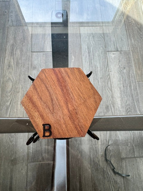 Custom Wood-Burned Coasters