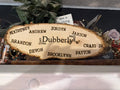 Custom Wood-Burned signs